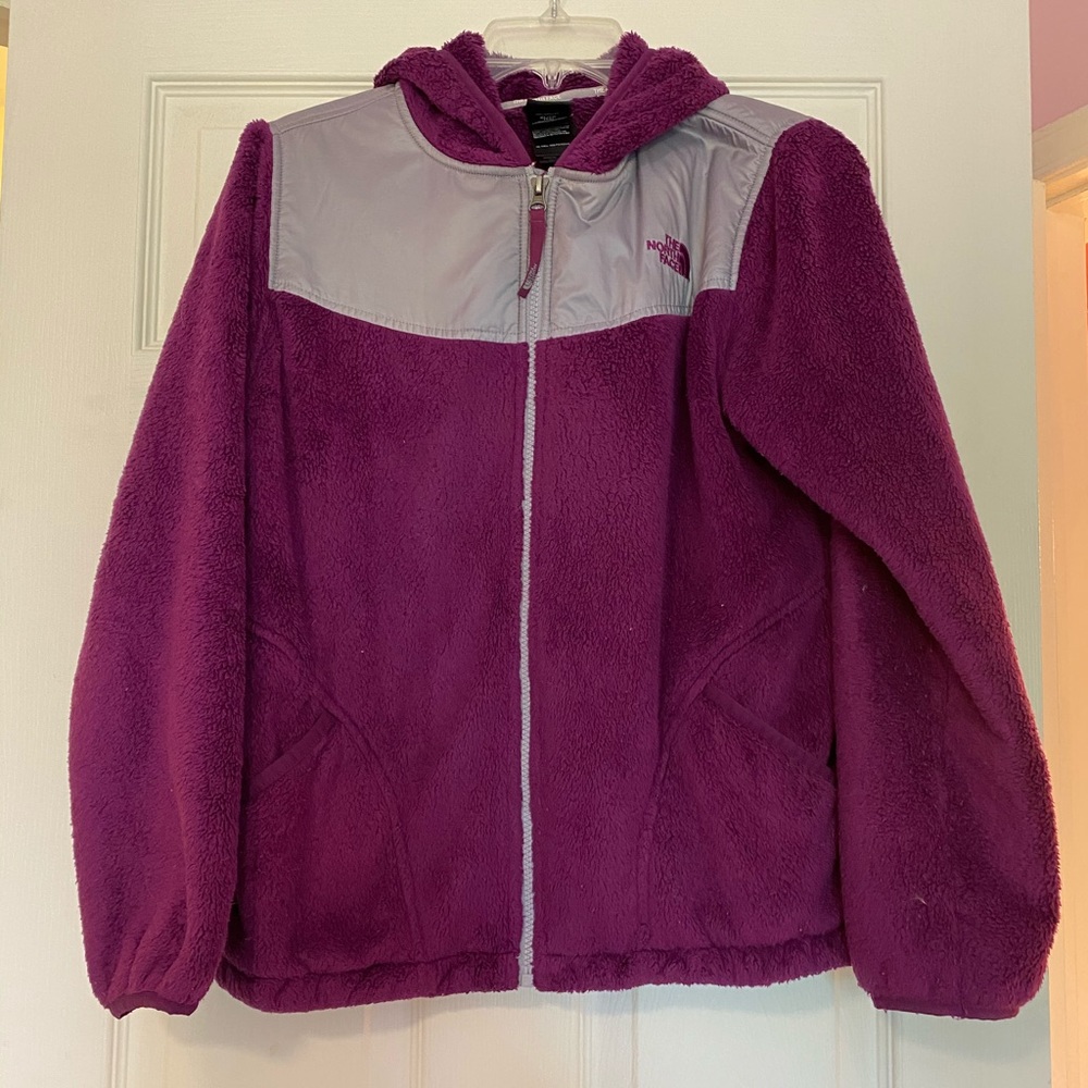 North face jacket purple